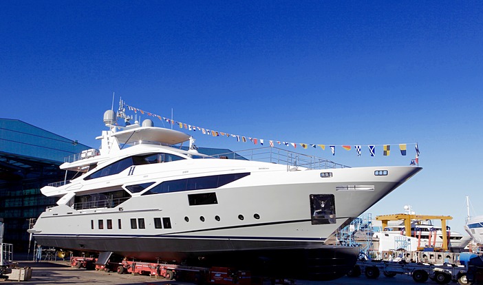 A terceira unidade da série Veloce 140’ Fast Displacement, a BF 203 M/YH, fará durante o Monaco Yacht Show a sua estreia europeia. Créditos: Divulgação