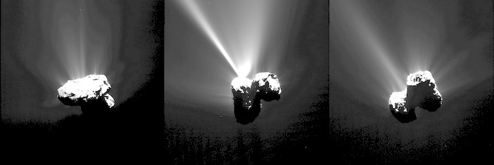 Aproximação ao peri-hélio / Copyright: ESA/Rosetta/MPS for OSIRIS Team MPS/UPD/LAM/IAA/SSO/INTA/UPM/DASP/IDA