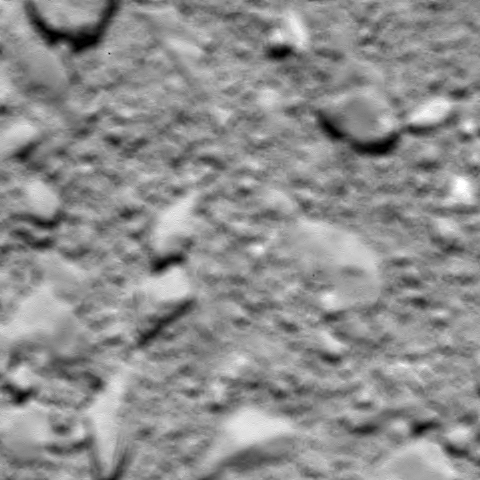 Última imagem da Rosetta. Copyright ESA/Rosetta/MPS for OSIRIS Team MPS/UPD/LAM/IAA/SSO/INTA/UPM/DASP/IDA