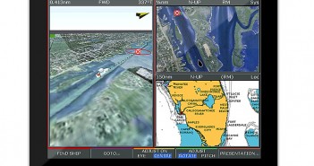 Sistemas Série G da Raymarine com displays agora ultra brilhantes Glass Bridge