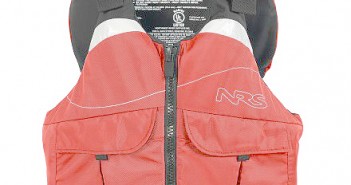 Colete Clearwater da NRS com rede nas costas