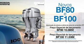 Honda Marine Novos motores BF 80 e BF 100