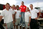 Loris Capirossi - Visita a base da Americas Cup de Luna Rosa