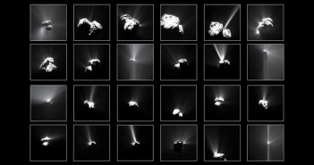 Fogo-de-Artifício de verão no cometa da ROSETTA