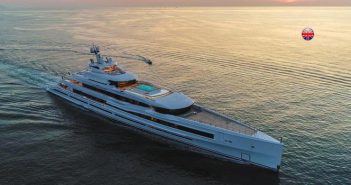 Benetti delivers FB277 M/Y “LANA”, a 107-metre giga yacht