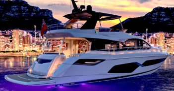 Sunseeker com a estreia mundial da próxima geração Manhattan 68 (2025) na Boot Düsseldorf