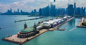 O icónico Navy Pier de Chicago ganha uma marina