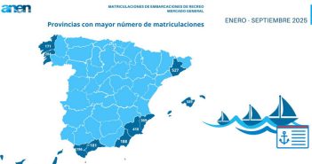 O mercado náutico espanhol mantém a estabilidade com 4 339 registos de embarcações de recreio até setembro