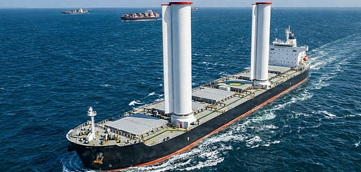 EcoNavis otimiza a propulsão assistida pelo vento com nova tecnologia de rotor Flettner