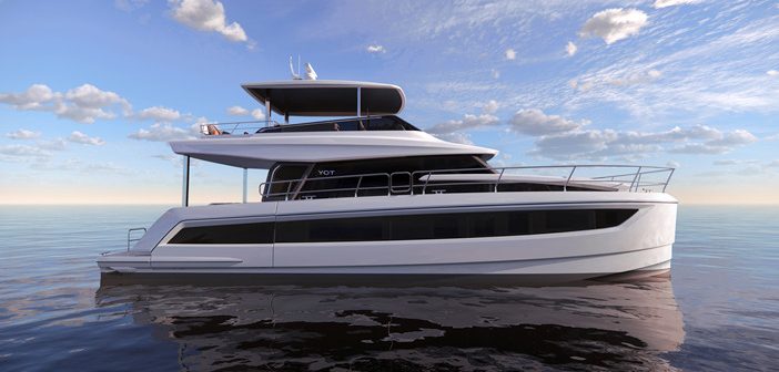 Yot Power Catamarans apresenta o YOT 53 em estreia mundial no Cannes Yachting Festival 2026